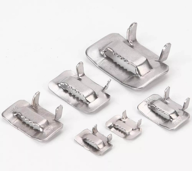 Heavy Duty 1/2" 3/4" 201 304 Stainless steel Teeth Buckle Ear Lokt Buckles Pipe Clamp Wing Seal 7 Heavy Duty 1/2" 3/4" 201 304 Stainless steel Teeth Buckle Ear Lokt Buckles Pipe Clamp Wing Seal 详情 01 5 Heavy Duty 1/2" 3/4" 201 304 Stainless steel Teeth Buckle Ear Lokt Buckles Pipe Clamp Wing Seal